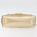 GUCCI GG Canvas Hand Bag Gold 002 1115 Auth 178250-5