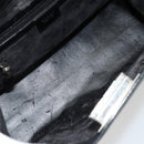 GUCCI Shoulder Bag Leather Black Silver 001 3038 Auth 178252-10