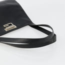 GUCCI Shoulder Bag Leather Black Silver 001 3038 Auth 178252-7