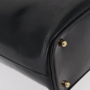 GUCCI Bamboo Hand Bag patent Black Gold 000 4781 0295 Auth 178256-8