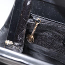 GUCCI Bamboo Hand Bag patent Black Gold 000 4781 0295 Auth 178256-20