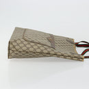 GUCCI GG Supreme Web Sherry Line Tote Bag PVC Beige Gold 39 02 003 Auth 178259-3