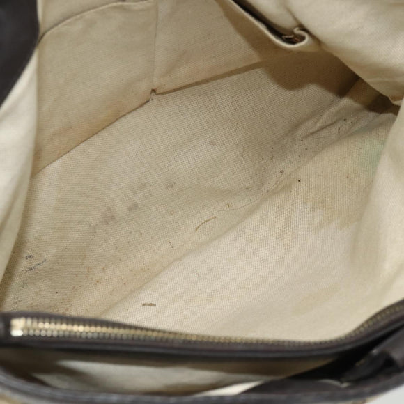GUCCI GG Canvas Tote Bag Beige Gold 296835 Auth 178263