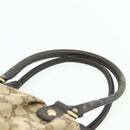 GUCCI GG Canvas Tote Bag Beige Gold 296835 Auth 178263-8