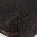 GUCCI GG Canvas Shoulder Bag Brown 101341 Auth 178264-9