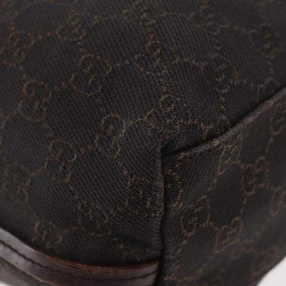 GUCCI GG Canvas Shoulder Bag Brown 101341 Auth 178264