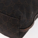 GUCCI GG Canvas Shoulder Bag Brown 101341 Auth 178264-16