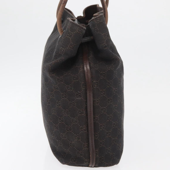 GUCCI GG Canvas Shoulder Bag Brown 101341 Auth 178264