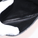 CELINE Schoudertas Leer Zwart Goud Auth 178275-21