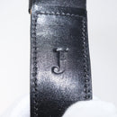 CELINE Schoudertas Leer Zwart Goud Auth 178275-12