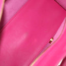 SAINT LAURENT Petit Cabas Hand Bag Leather 2way Pink Gold Auth 178276A-11