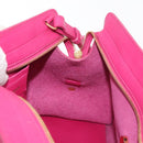 SAINT LAURENT Petit Cabas Hand Bag Leather 2way Pink Gold Auth 178276A-22