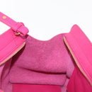SAINT LAURENT Petit Cabas Hand Bag Leather 2way Pink Gold Auth 178276A-23