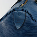 LOUIS VUITTON Epi Speedy 30 Hand Bag Toledo Blue M43005 LV Auth 178278A-18