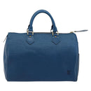 LOUIS VUITTON Epi Speedy 30 Hand Bag Toledo Blue M43005 LV Auth 178278A-13