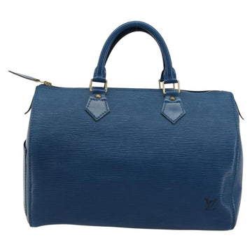 LOUIS VUITTON Epi Speedy 30 Hand Bag Toledo Blue M43005 LV Auth 178278A - 0