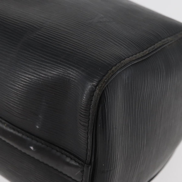 LOUIS VUITTON Epi Speedy 25 Hand Bag Black M59042 LV Auth 178286