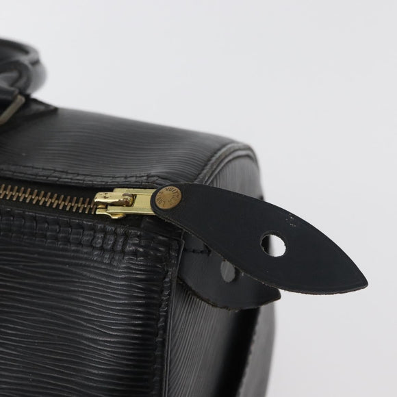 LOUIS VUITTON Epi Speedy 25 Hand Bag Black M59042 LV Auth 178286