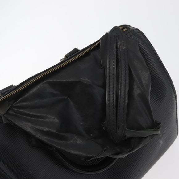 LOUIS VUITTON Epi Speedy 25 Hand Bag Black M59042 LV Auth 178286