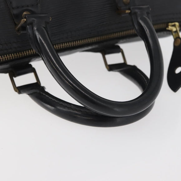 LOUIS VUITTON Epi Speedy 25 Hand Bag Black M59042 LV Auth 178286