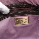 BALLY Shoulder Bag Leather Brown Gold Auth 178289A-15