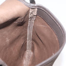 LOEWE Anagram Shoulder Bag Suede Brown Gold Auth 178291A-18