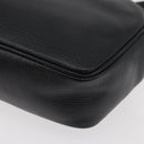 Christian Dior Shoulder Bag Leather Black Gold Auth 178293A-16