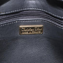 Christian Dior Shoulder Bag Leather Black Gold Auth 178293A-11