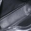 Christian Dior Shoulder Bag Leather Black Gold Auth 178293A-12