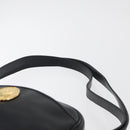 Christian Dior Shoulder Bag Leather Black Gold Auth 178293A-8