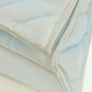 BALENCIAGA Chain Crash Schultertasche Denim Blau Silber 716393 Auth 178295SAM-14
