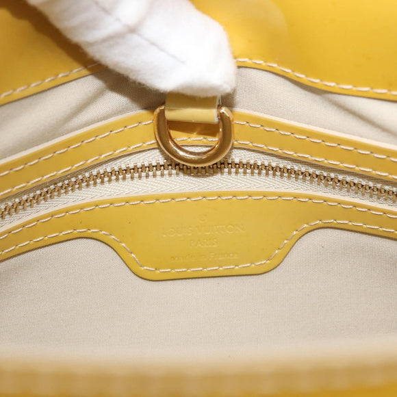 LOUIS VUITTON Monogram Vernis Wilshire PM Bag Broncorail M91452 Auth 178296A