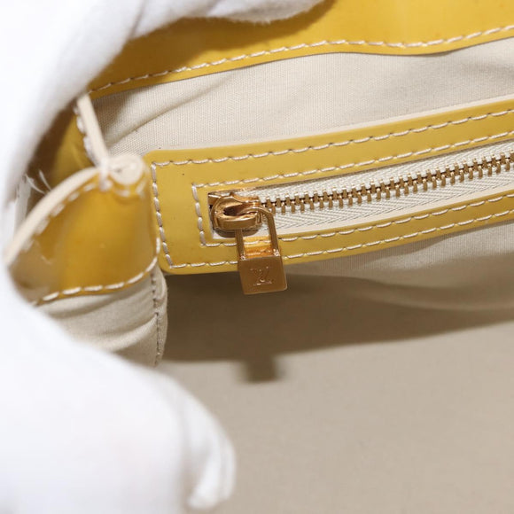 LOUIS VUITTON Monogram Vernis Wilshire PM Bag Broncorail M91452 Auth 178296A