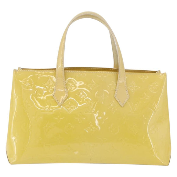 LOUIS VUITTON Monogram Vernis Wilshire PM Bag Broncorail M91452 Auth 178296A