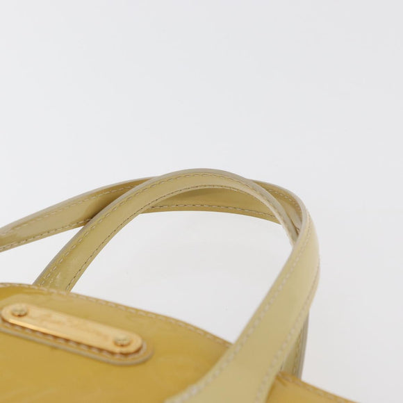 LOUIS VUITTON Monogram Vernis Wilshire PM Bag Broncorail M91452 Auth 178296A