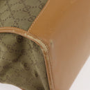 GUCCI GG Canvas Tote Bag Khaki Goud Origineel 178301-11