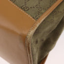GUCCI GG Canvas Tote Bag Khaki Goud Origineel 178301-14