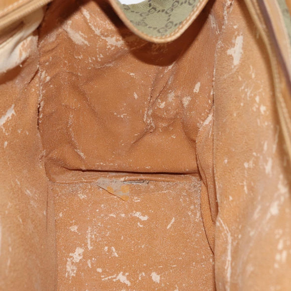 GUCCI GG Canvas Tote Bag Khaki Goud Origineel 178301