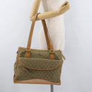 GUCCI GG Canvas Tote Bag Khaki Goud Origineel 178301-23