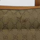 GUCCI GG Canvas Tote Bag Khaki Goud Origineel 178301-3