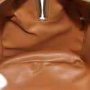 CELINE Macadam Canvas Hand Bag PVC Leather Brown Gold Auth 178304A-18
