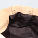 CELINE Hand Bag Leather Beige Gold Auth 178305A-24