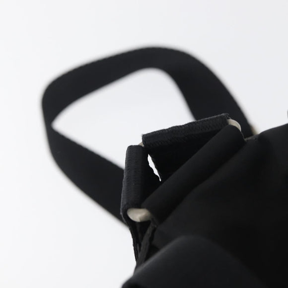 PRADA Rugzak Nylon Zwart Zilver Authentiek 178309