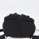 PRADA Rugzak Nylon Zwart Zilver Authentiek 178309-5