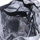 PRADA Rugzak Nylon Zwart Zilver Authentiek 178309-25