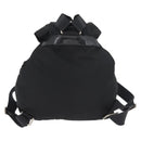 PRADA Rugzak Nylon Zwart Zilver Authentiek 178309-2