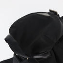 PRADA Rugzak Nylon Zwart Zilver Authentiek 178309-6