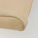 GUCCI Shoulder Bag Leather Beige Silver 91761 Auth 178313-16