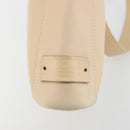 GUCCI Shoulder Bag Leather Beige Silver 91761 Auth 178313-10