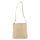 GUCCI Shoulder Bag Leather Beige Silver 91761 Auth 178313-13